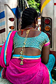 Street life scene Old Thanjavur - Tamil Nadu.